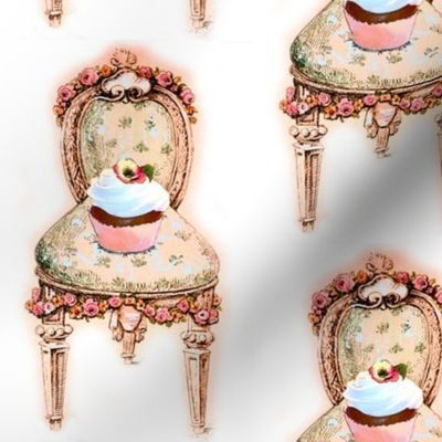 Victorian Cupcake Chair Pink