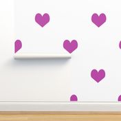 mini heart purple trendy valentines minimal simple design