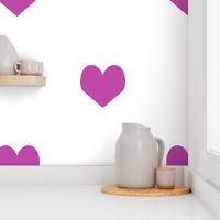 mini heart purple trendy valentines minimal simple design