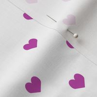 mini heart purple trendy valentines minimal simple design