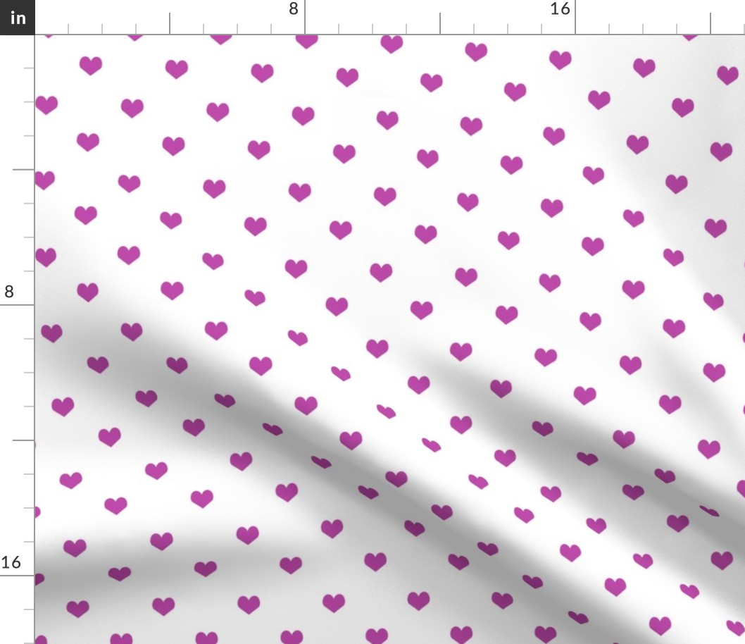 mini heart purple trendy valentines minimal simple design