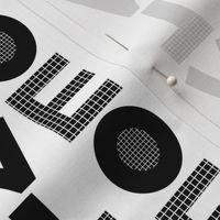 love black and white text valentines typography 