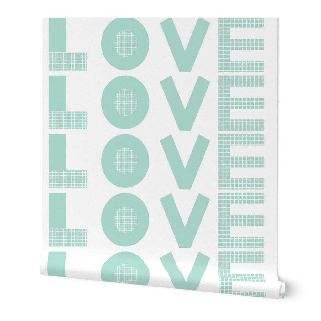 love text typography pattern design organic fabric leggings love valentines