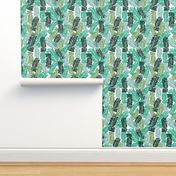 palm print tropical palm baby kids summer tropical trend