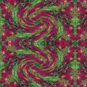 Leaf Hexagon Swirly Swirl 1
