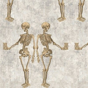 Skeleton with Hourglass