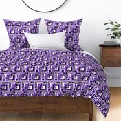 Purple Square Geometric Design