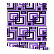 Purple Square Geometric Design