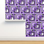 Purple Square Geometric Design