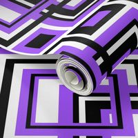 Purple Square Geometric Design