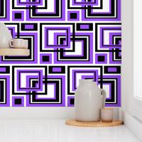 Purple Square Geometric Design