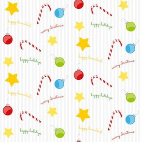 Candy Canes, Decorations & Stars 