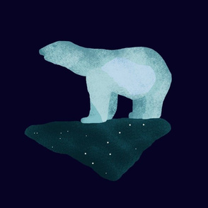 Polar Bears at night