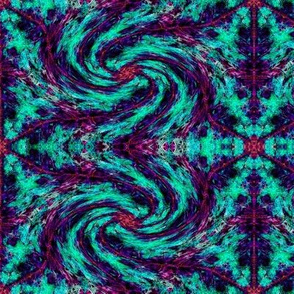 Leaf Hexagon Swirly Swirl 3