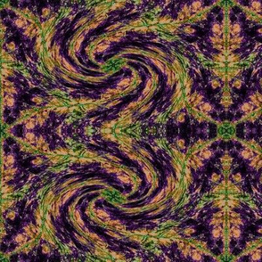 Leaf Hexagon Swirly Swirl 6