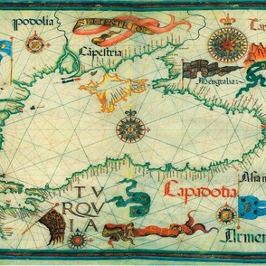 1559 Black Sea Map (27"W)