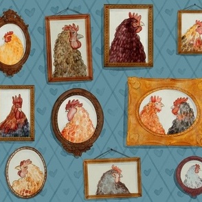 Chicken Family Portraits