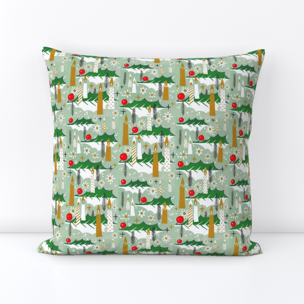 Mid Century Modern  Retro Christmas Design