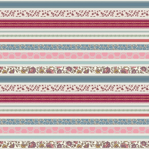 romantic ribbon stripe