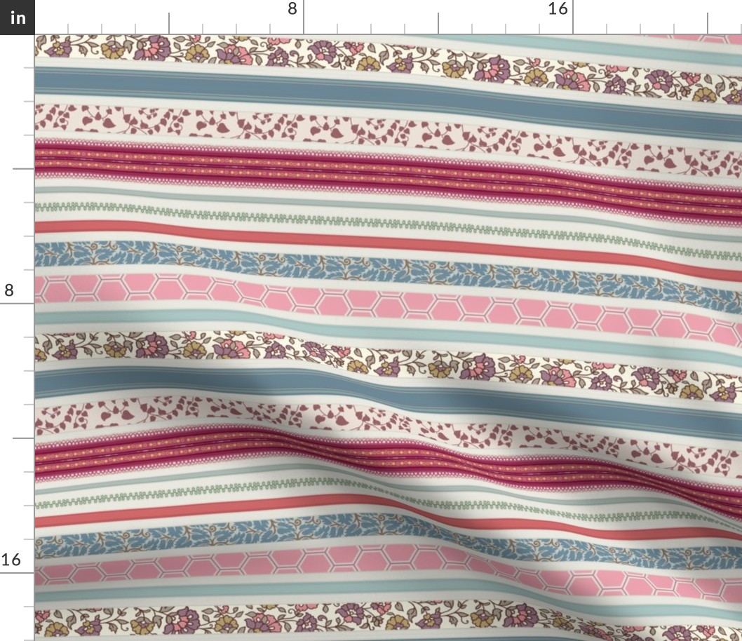 romantic ribbon stripe