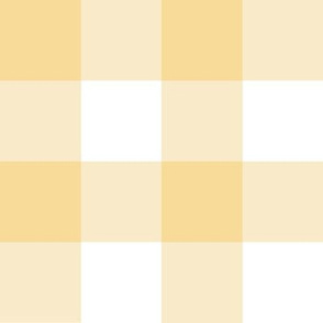 Gustav Bold Check in buttercup yellow