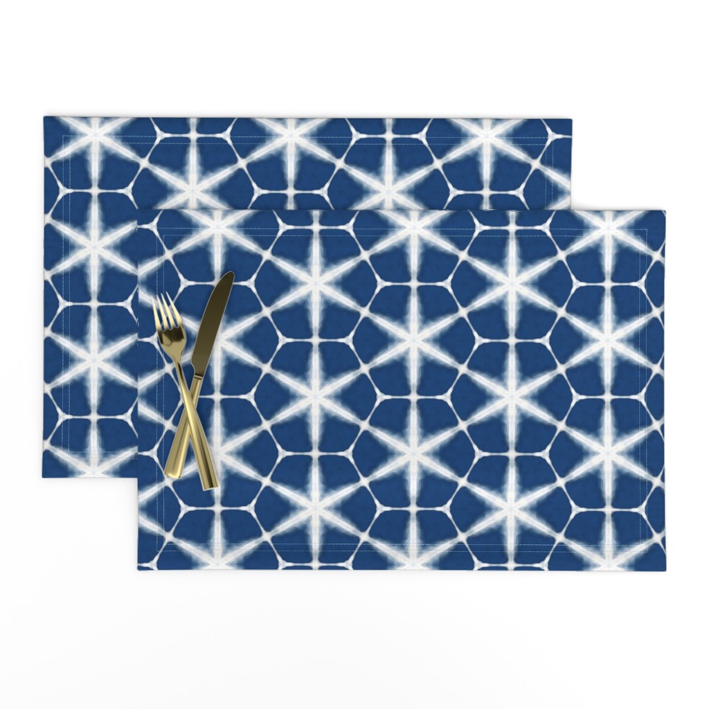 Indigo Blue Shibori Pattern