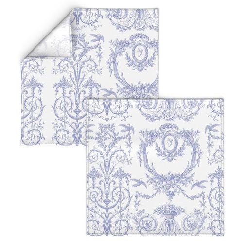 Capetian Toile in blue violet