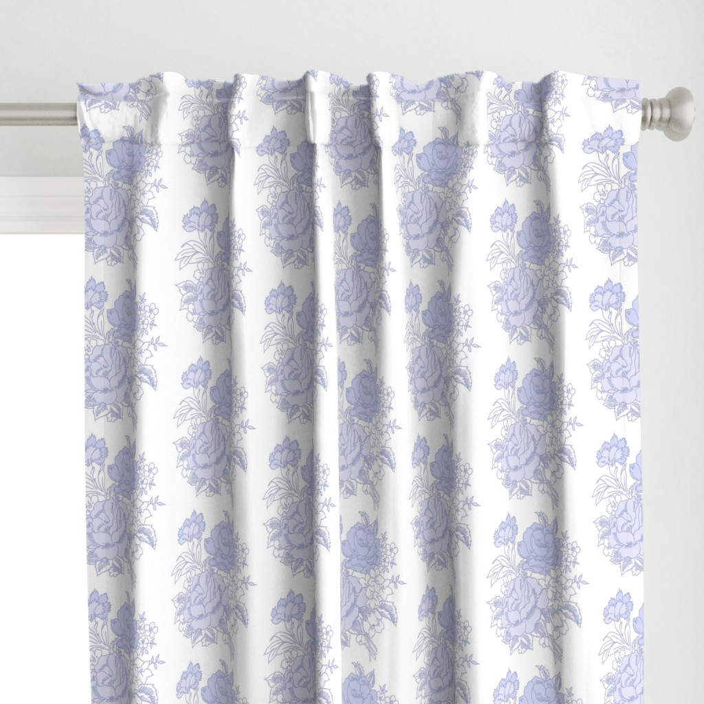 Tiffany Toile in blue violet