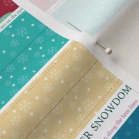 Winter Snowdomes Gift Bags 6x9