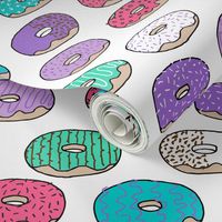 MICRO donut // bright donut shop sweets bakery dolls clothes fabrics tiny design