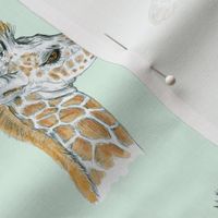 Custom Sized Baby Giraffe for Quilt Blocks