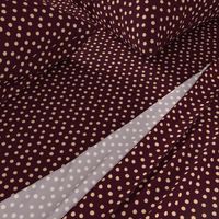 Boho Dots | Creme Brule Spots on Raspberry | Wine and Cream Polka Dot