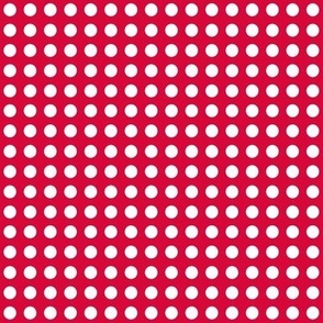 Pop Red and White Circles