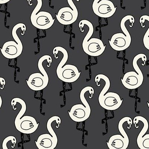 wonderland flamingo // fairy tale coordinating alice in wonderland bird print
