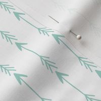 arrows // stripes mint and white kids nursery baby stripes