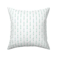 arrows // stripes mint and white kids nursery baby stripes