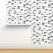 arrows // black and white kids nursery baby 