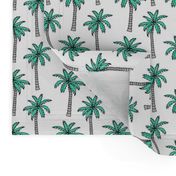 palm tree // summer tropical nursery kids summer palms plant print