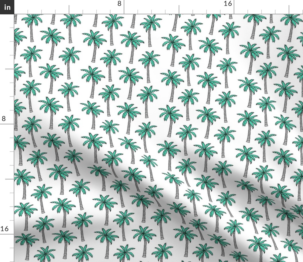 palm tree // summer tropical nursery kids summer palms plant print