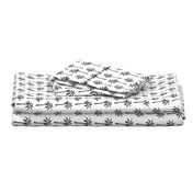 palm tree // black and white kids nursery summer tree palms print