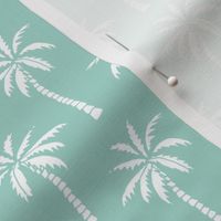 palm tree // mint simple summer tropical palms print trendy print