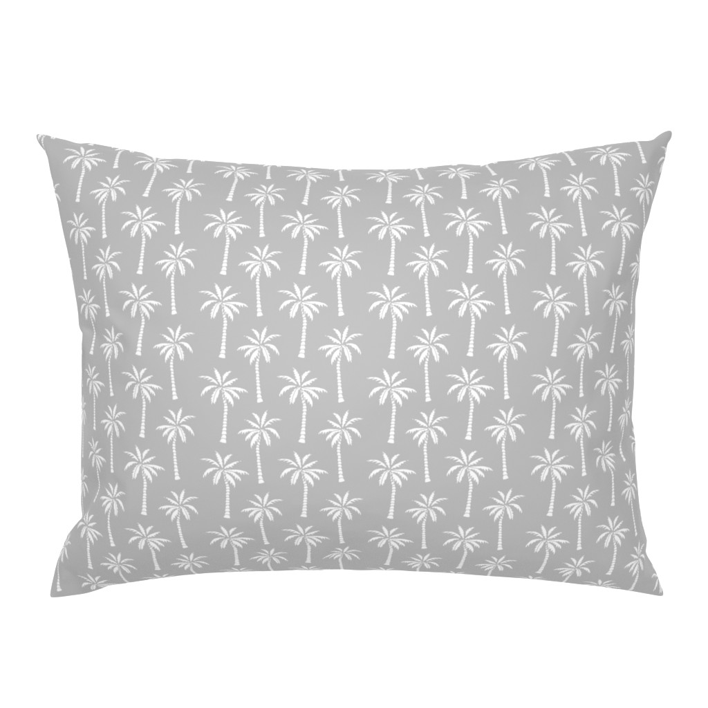 palm tree // simple black and white grey nursery palm print trendy kids summer print