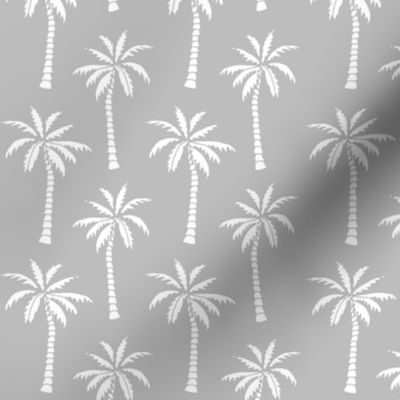 palm tree // simple black and white grey nursery palm print trendy kids summer print