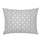 palm tree // simple black and white grey nursery palm print trendy kids summer print