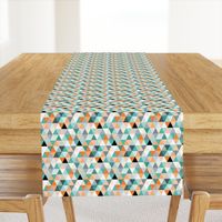 Triangles in teal