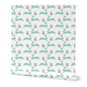 rabbit // spring bunny rabbit mint cute nursery baby 