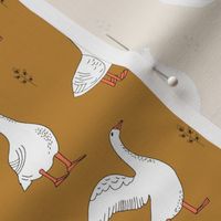 geese // goose hand drawn children kids print