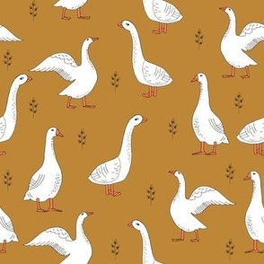 geese // goose hand drawn children kids print