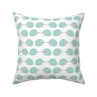 hedgehog // mint pastel cute animals baby nursery woodland animals