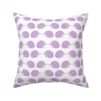 hedgehog // pastel purple nursery hedgehog cute animal print for baby girls nursery